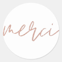 Merci Rose Gold Elegant Merci