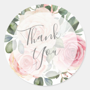 Sticker Rond Merci Seal