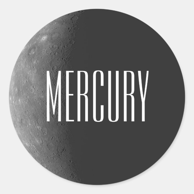 Sticker Rond Mercure (Devant)