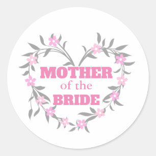 Sticker Rond Mère de la mariée