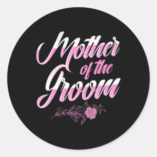 Sticker Rond Mère De La Salle Mariage Fête Bachelorette