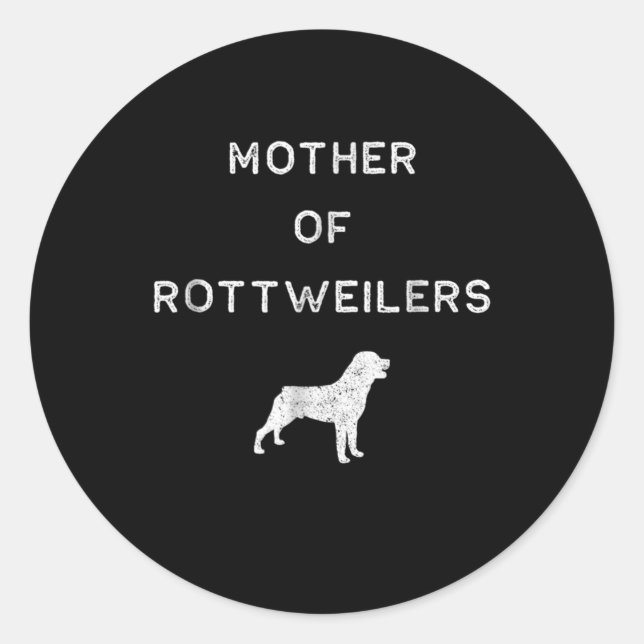 Sticker Rond Mère des rameurs (Devant)