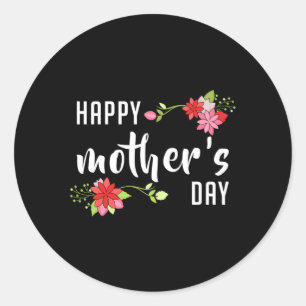 Sticker Rond Mère Mère Mère Fête des Mères Mère Mère Mère Drôle