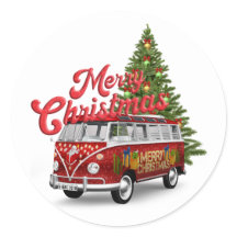 Merry Christmas Van