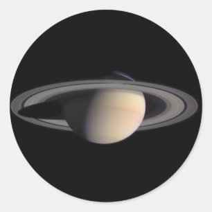Sticker Rond Merveilleuse photo Saturn de la NASA