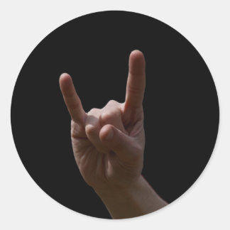 Sticker Rond métal lourd