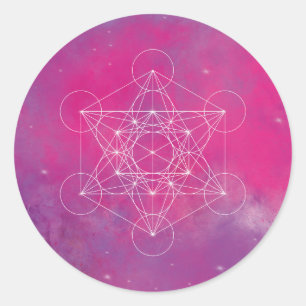 Sticker Rond Metatron, chakra,zen,sacred geometric, angel
