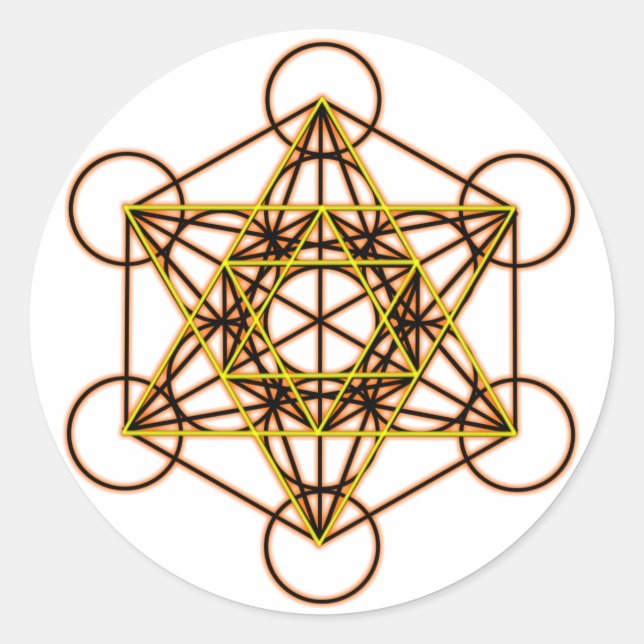 Sticker Rond MetatronOrStar (Devant)