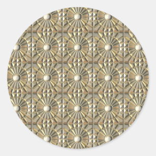 Sticker Rond Métaux solaires incorporés