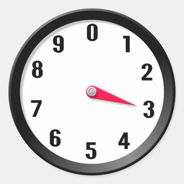 Sticker Rond Mètre 3 (Devant)