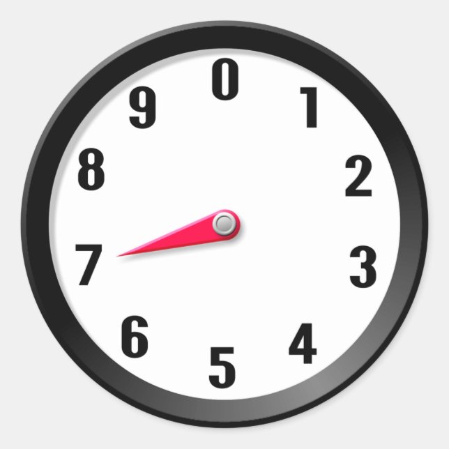 Sticker Rond Mètre 7 (Devant)