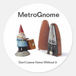 Sticker Rond MetroGnome