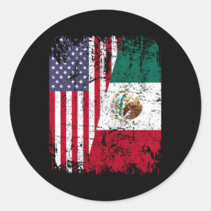 Sticker Rond Mexican Roots