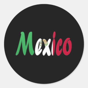 Sticker Rond Mexique