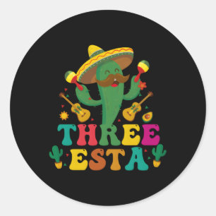 Sticker Rond Mexique 3E Py 3 Trois Esta