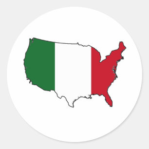 Sticker Rond Mexique USA
