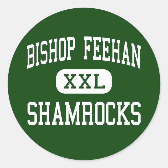 Sticker Rond Mgr Feehan - Shamrock - Haut - Attleboro (Devant)