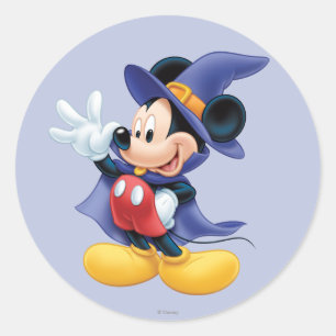 Sticker Rond Mickey Mouse Halloween 2