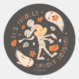 Sticker Rond Mickey's Mummy Magic : Éffrayant Season Fun