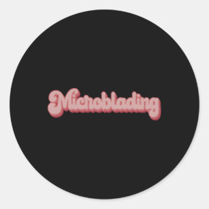 Sticker Rond Microblading Brow Eyebrow Microblading