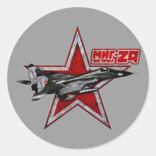 Sticker Rond MiG-29