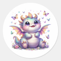 mignon dragon de gliton bébé