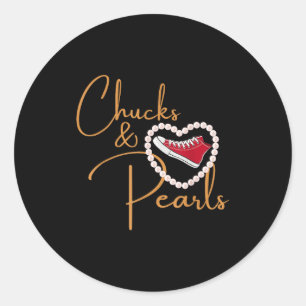 Sticker Rond Mignon Ss 2021 Saint-Valentin Cœur Hbcu Rouge Méla