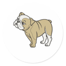 Mignonne Drôle Assis bulldogs