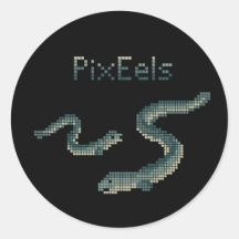 Mignons "PixEels" Anguilles Pixelisées Graphique