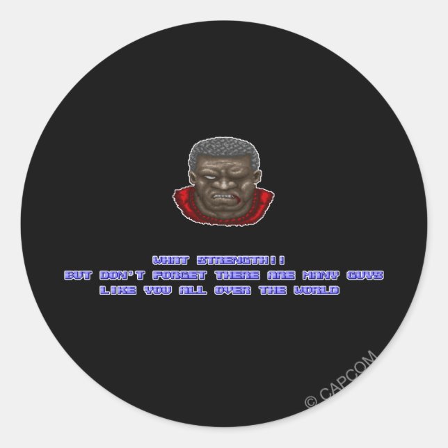 Sticker Rond Mike KO'ed (Devant)