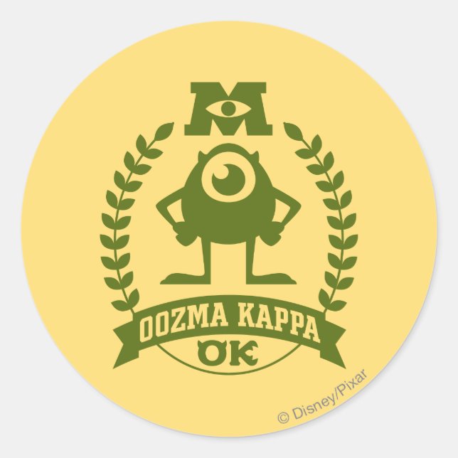 Sticker Rond Mike - OOZMA KAPPA (Devant)