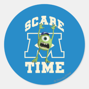 Sticker Rond Mike Scare