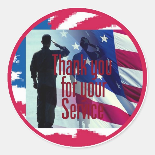 STICKER ROND MILITAIRE (Devant)