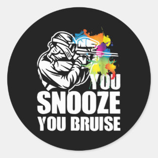 Sticker Rond militaire de paintball