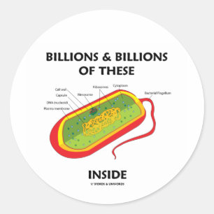 Sticker Rond Milliards et milliards de ces derniers