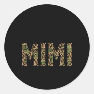 Sticker Rond Mimi Leopard Grand Mimi De Mimi