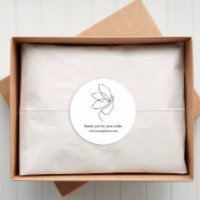 Minimal, Beauté, Logo, Line Art Blanc