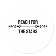 Minimaliste "Touche les Étoiles"