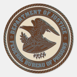 Sticker Rond Ministère de la justice Eagle