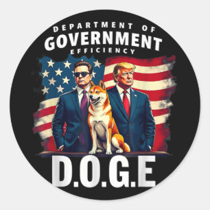 Sticker Rond Ministère Des Femmes Doge