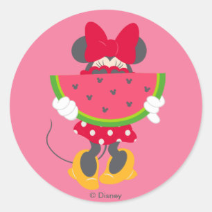 Sticker Rond Minnie L'Aventure Tropicale de Minnie