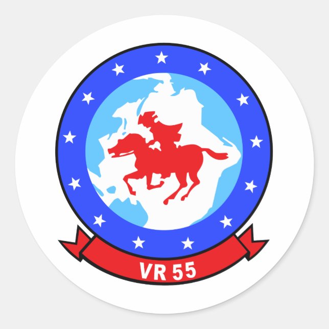 Sticker Rond Minutemen VR-55 (Devant)