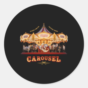 Sticker Rond Miranda Lambert Carousel