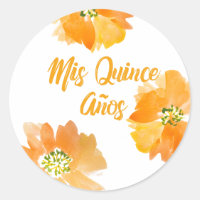 Mis Quince Anos Floral Bright Quinceanera