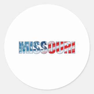 Sticker Rond Missouri