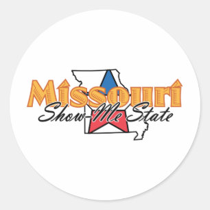 Sticker Rond Missouri