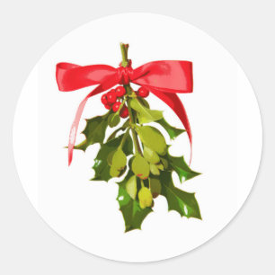 Sticker Rond mistletoe