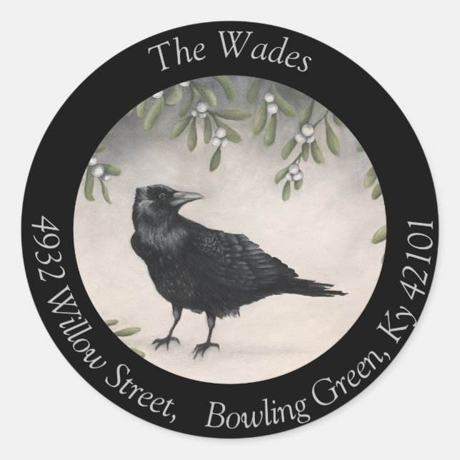 Sticker Rond Mistletoe (Devant)