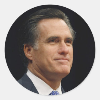 Sticker Rond Mitt Romney