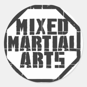 STICKER ROND MIXED MARTIAL ART